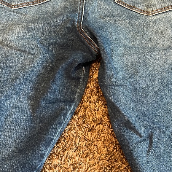 American Eagle Outfitters super hi-rise jegging 14 regular ripped jeans - Picture 10 of 11